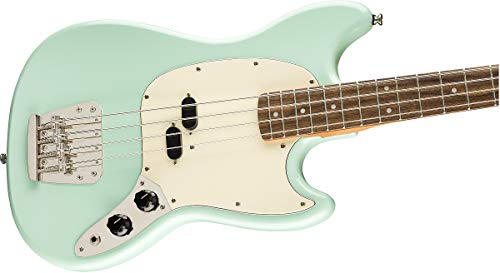 Squier Classic Vibe 50s Mustang Bass, Surf Green, Laurel Fingerboard