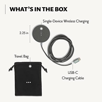 Courant MAG:1 Wireless Charging Station (Camel) - Qi-Certified - Compatible with MagSafe iPhone 13, 12, 11, X, SE, Galaxy S21, S20, Note, AirPods/Pro