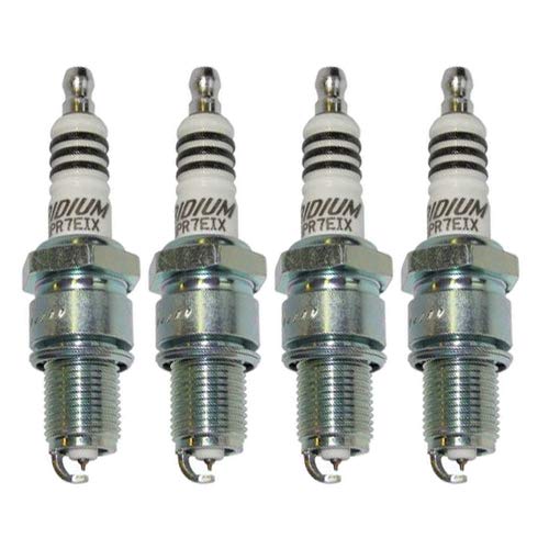 Set (4pcs) NGK Iridium IX Spark Plugs Stock 4055 Nickel Core Tip Taper Cut 0.032in BPR7EIX