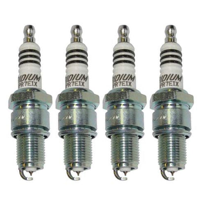 Set (4pcs) NGK Iridium IX Spark Plugs Stock 4055 Nickel Core Tip Taper Cut 0.032in BPR7EIX