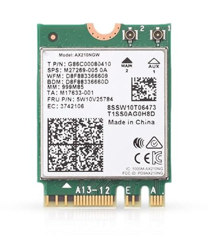 HighZer0 Electronics WiFi Card | M.2 WiFi Card for PC | No vPro | Supports Blue