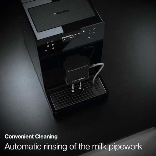 Miele CM5 Silence Automatic Coffee Maker & Espresso Machine Combo with Grinder, Milk Frother