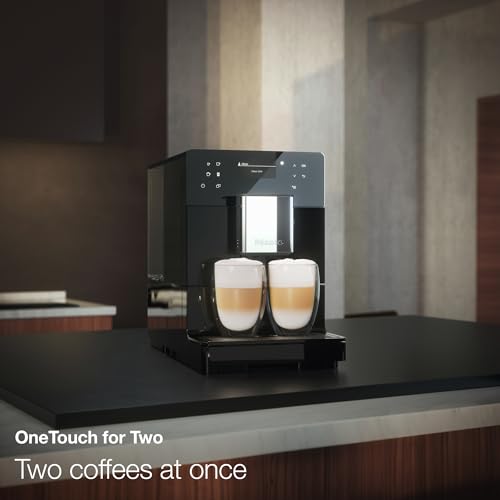 Miele CM5 Silence Automatic Coffee Maker & Espresso Machine Combo with Grinder, Milk Frother