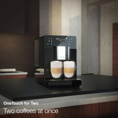 Miele CM5 Silence Automatic Coffee Maker & Espresso Machine Combo with Grinder, Milk Frother