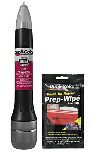 Dupli-Color AGM0380 Metallic Medium Red Garnet Exact-Match Scratch Fix All-in-1