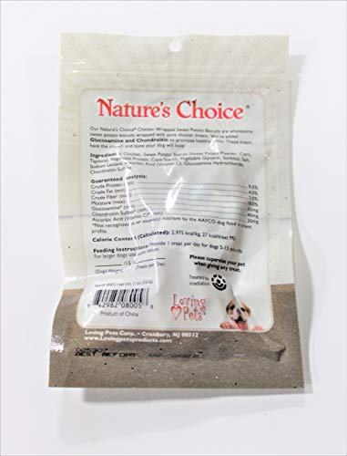 Natural Value Sweet Potato Biscuit Wrapped with Chicken Breast