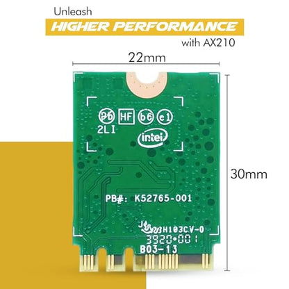 HighZer0 Electronics WiFi Card | M.2 WiFi Card for PC | No vPro | Supports Blue