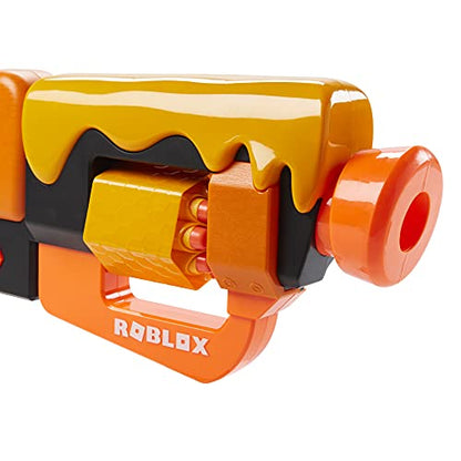 NERF Roblox Adopt Me!: Bees! Lever Action Dart Blaster, Rotating 8-Dart Drum, 8 Elite Darts
