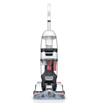 Hoover Dual Spin Pet Plus Carpet Cleaner Machine, Upright Shampooer, FH54020, White, Large