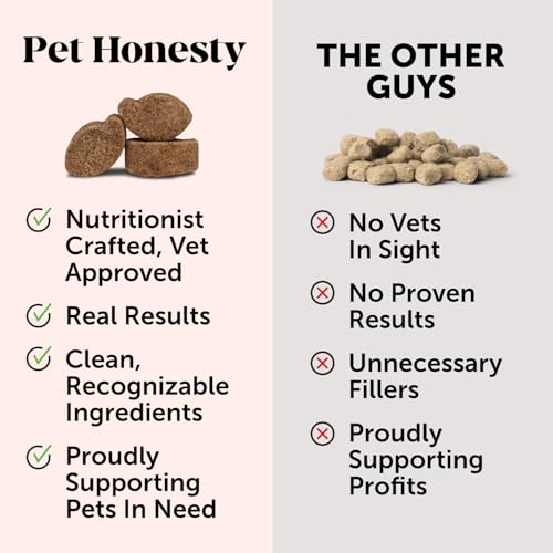 Pet Honesty Hemp Calming Chews for Dogs - Dog Anxiety Relief, Dog Calming Treats with Hemp + Valerian Root, Melatonin for Dogs - Helps Aid with Thunder, Fireworks, Chewing & Barking