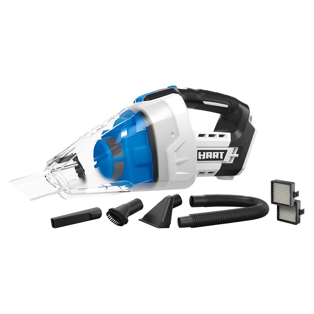 HART 20-Volt Cordless Automotive Hand Vac (Battery Not Included), White