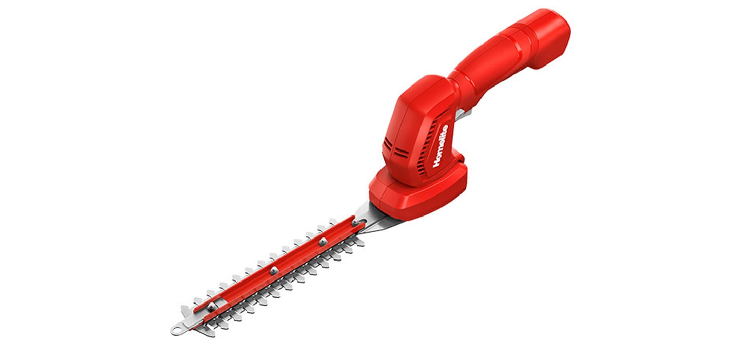 Homelite 12V Lithium Cordless Battery Grass Shear and Shrubber Trimmer with Internal 2.5 Ah Battery and Charger