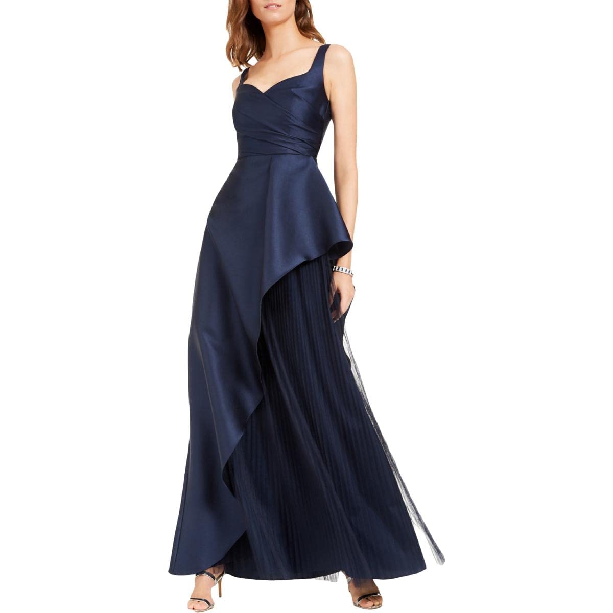 Adrianna Papell Women's Mikado Long Dress