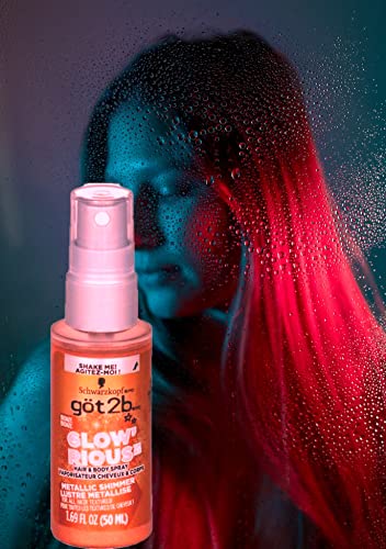 got2b GLOW'RIOUS Metallic Shimmer Hair Glitter & Body Glitter Duel Spray