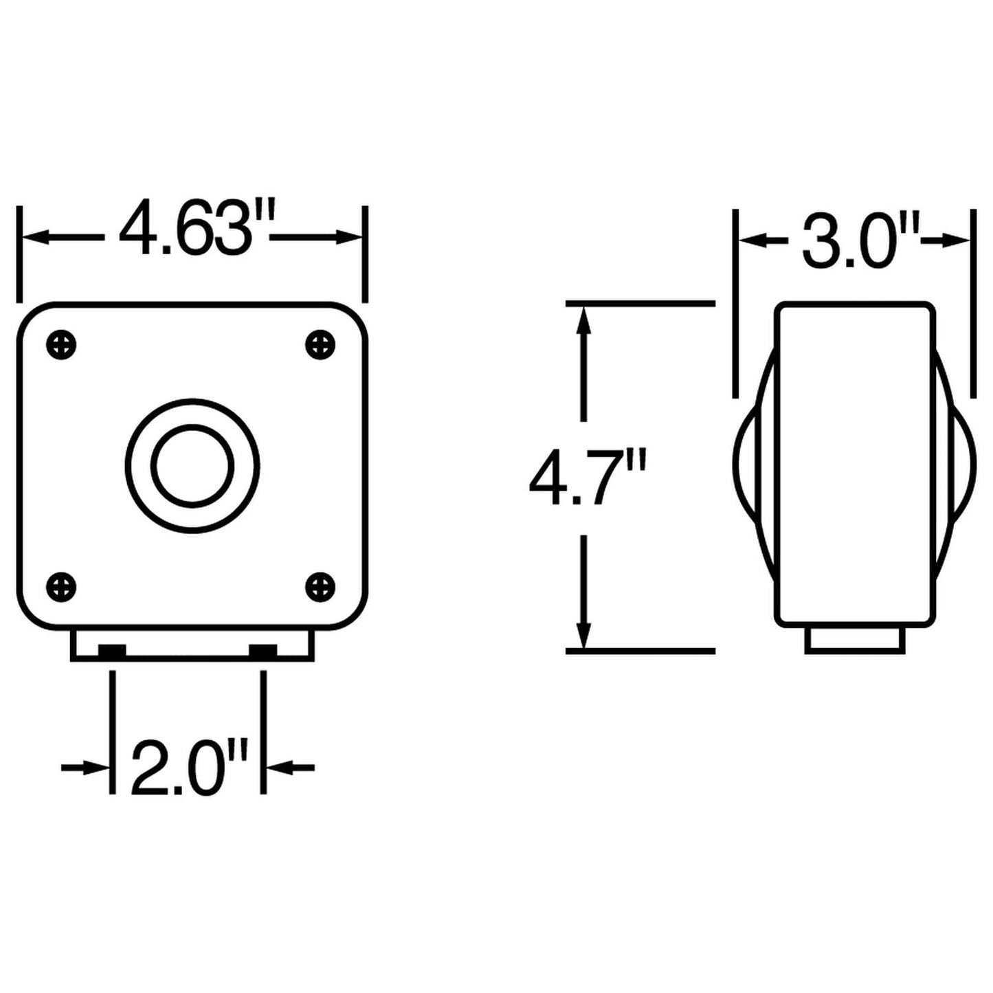 Truck-Lite (4805) Turn Signal Mount