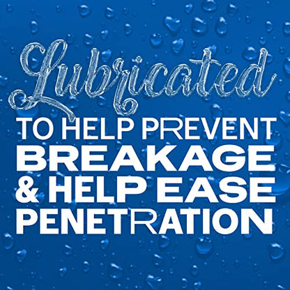 Condoms, Ultra Thin Lubricated Natural Latex, Durex Invisible Condoms, 8 Count - Ultra Sensitive, Lubricated, Transparent