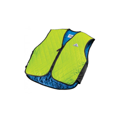HyperKewl mens Light Weight Evaporative Cooling Sport V-neck Vest With Zipper Closure
