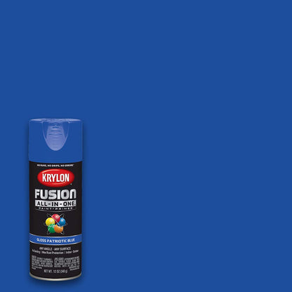 Krylon K02727007 White Fusion All-In-One Paint & Primer Spray Paint, Gloss