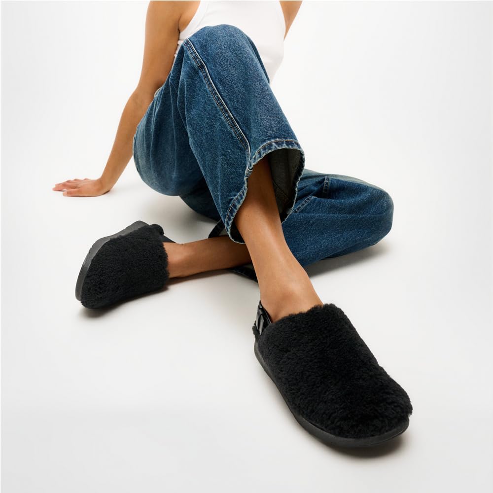 FitFlop Women's Gen-FF Shearling Back-Strap Mules