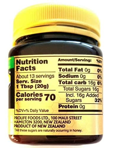 New Zealand Manuka Honey Certified UMF 10+, 8.8oz(250g)