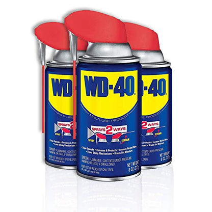 WD-40 Multi-Use Product with Smart Straw Sprays 2 Ways, 8 OZ