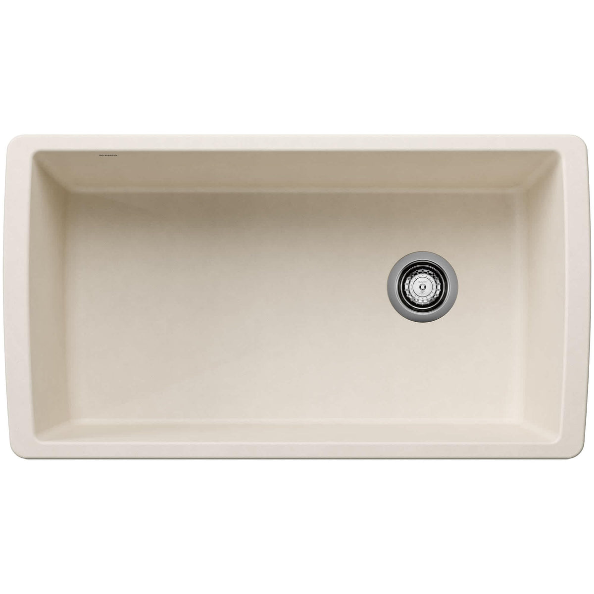 BLANCO Diamond Silgranit Super Single Undermount Kitchen Sink, 33.5" L X 18.5" W