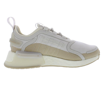 adidas Kids Boys NMD_R1 V3 Lace Up Sneakers Shoes Casual - White