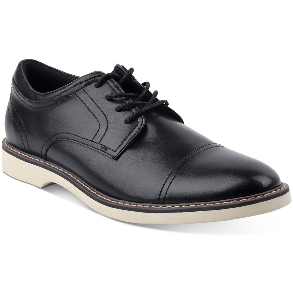 Alfani Mens Theo Faux Leather Casual and Fashion Sneakers
