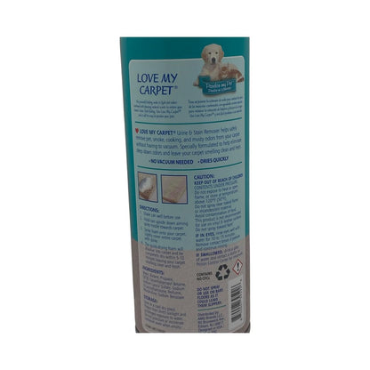 Love My Carpet Urine & Stain Remover, 3.00 Ounce (Pack of 1)