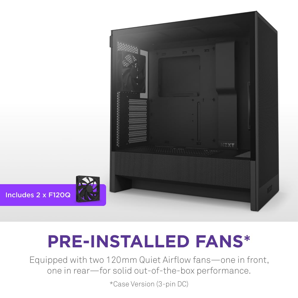 NZXT H510 Elite - CA-H510E-B1 - Premium Mid-Tower ATX Case PC Gaming Case - Dua