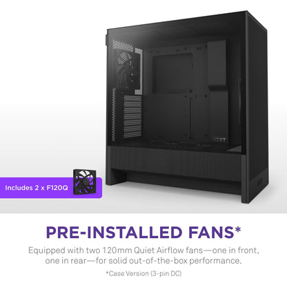 NZXT H510 Elite - CA-H510E-B1 - Premium Mid-Tower ATX Case PC Gaming Case - Dua
