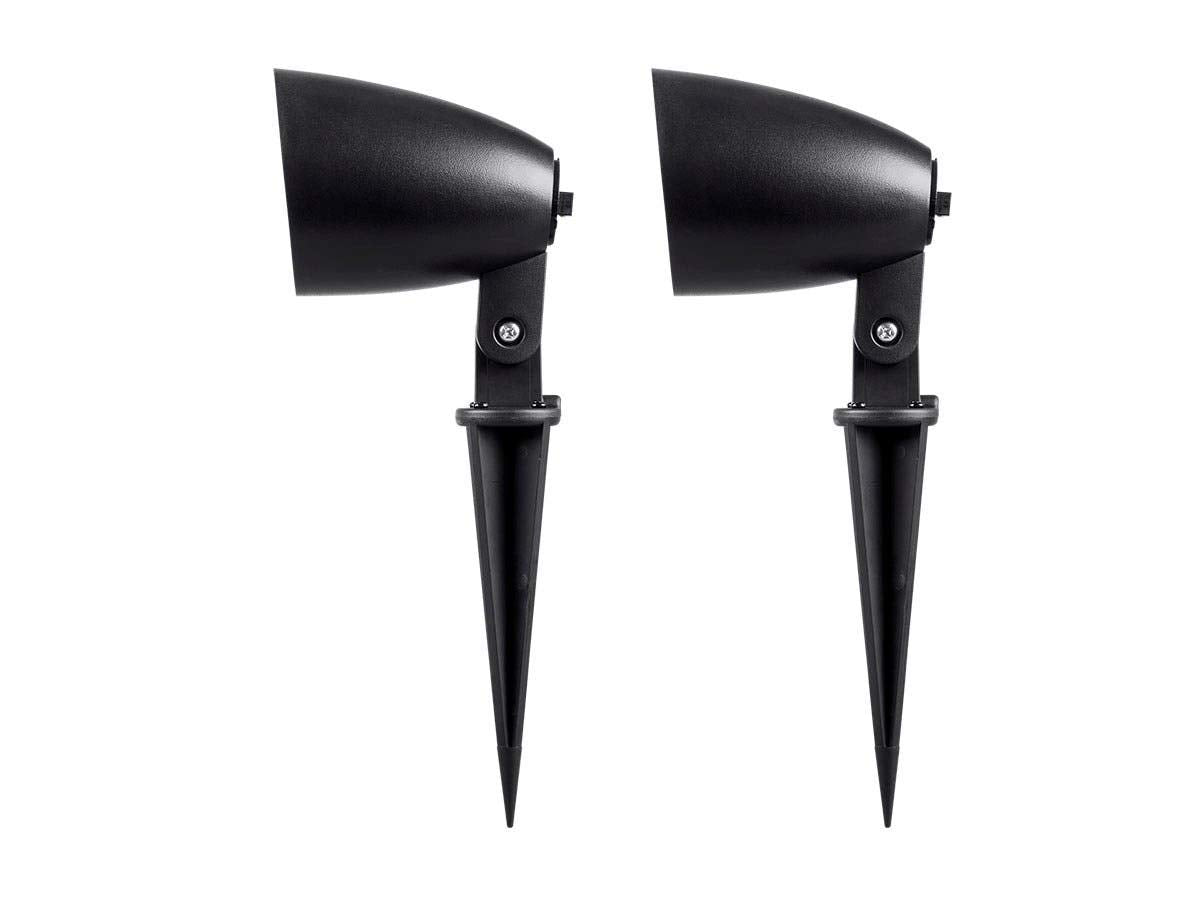 Monoprice Outdoor 2.5-inch Satellite Garden Speaker (Pair) - Sycamore Series