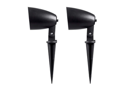 Monoprice Outdoor 2.5-inch Satellite Garden Speaker (Pair) - Sycamore Series