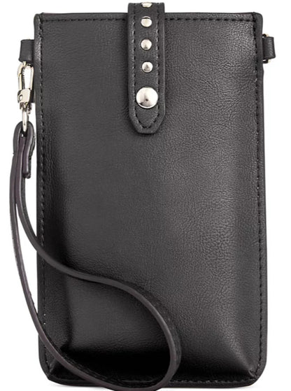 I.n.c. International Concepts Ashlii Phone Wristlet Crossbody, Black Card Case