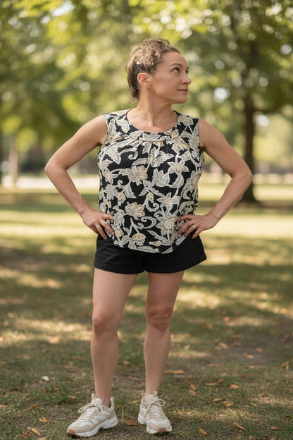 Women's Croft & Barrow® Pleated Tank Top