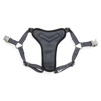 Reddy Step in Small Dog Harness, Grey, Medium