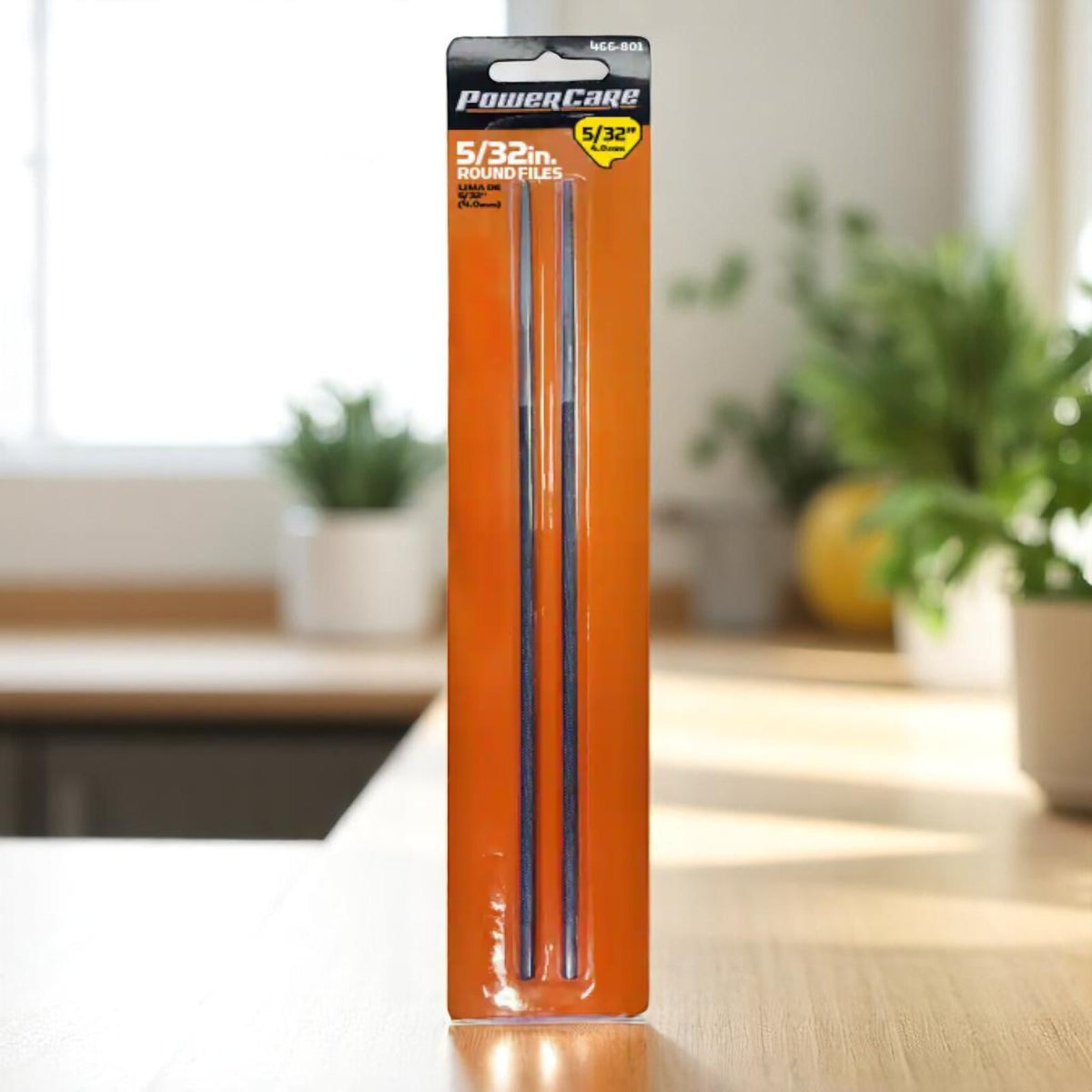 POWERCARE  2 ROUND FILE  5/32" New 466-801
