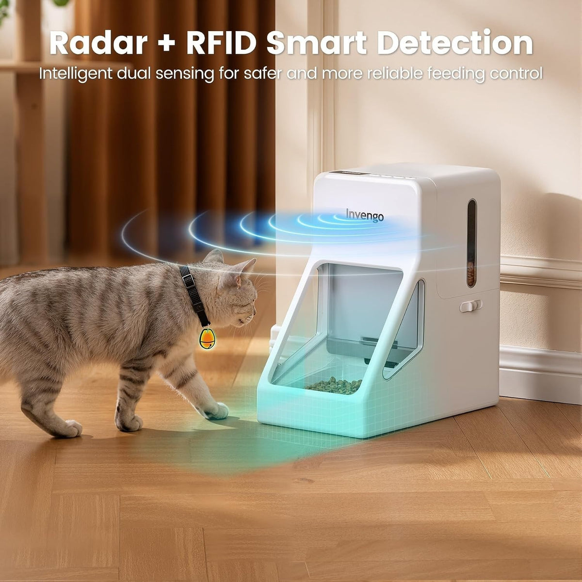 Invengo RFID Automatic Cat Feeder, Microchip & RFID Tag Compatible