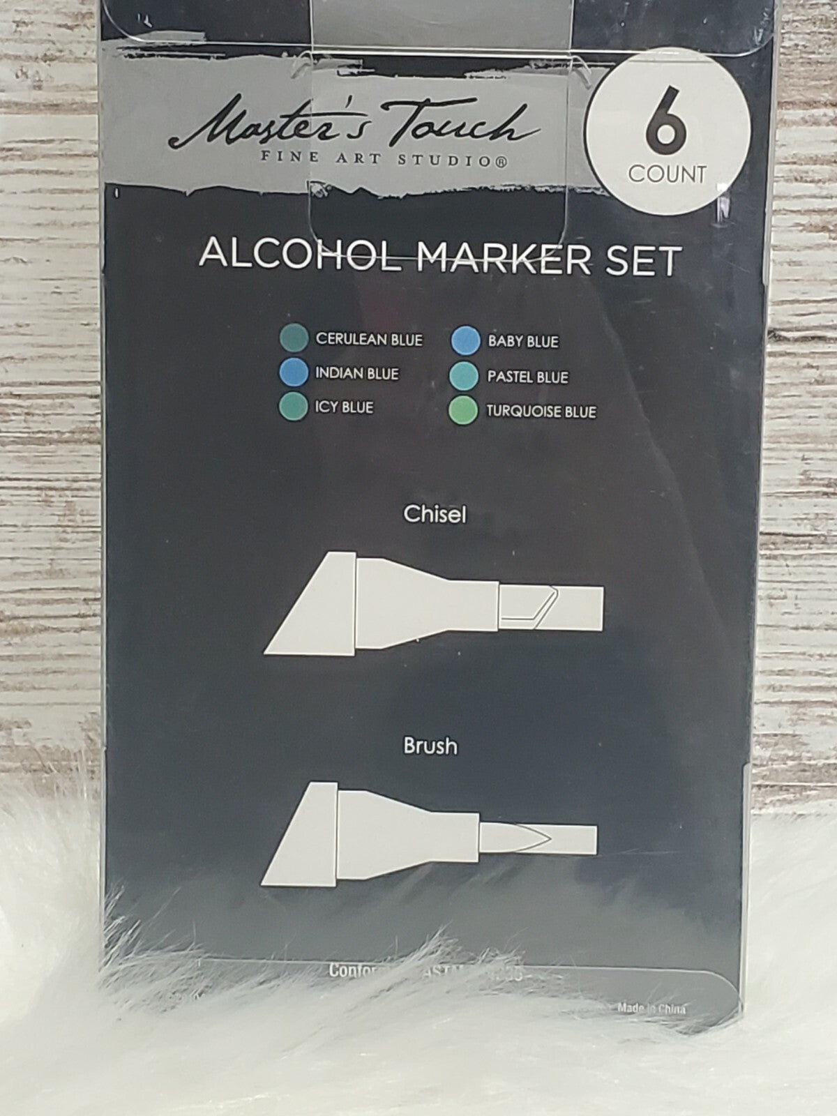 Master's Touch Alcohol 6 PC Marker Set,Various