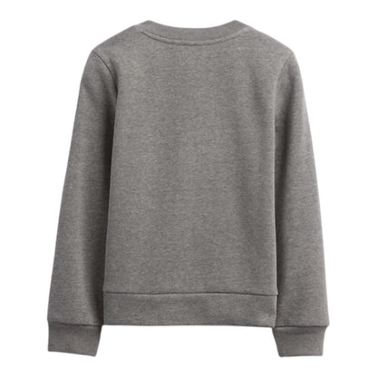 NWT Gap Kids Gray Sweater with Bear & Heart Print Girl's #835122