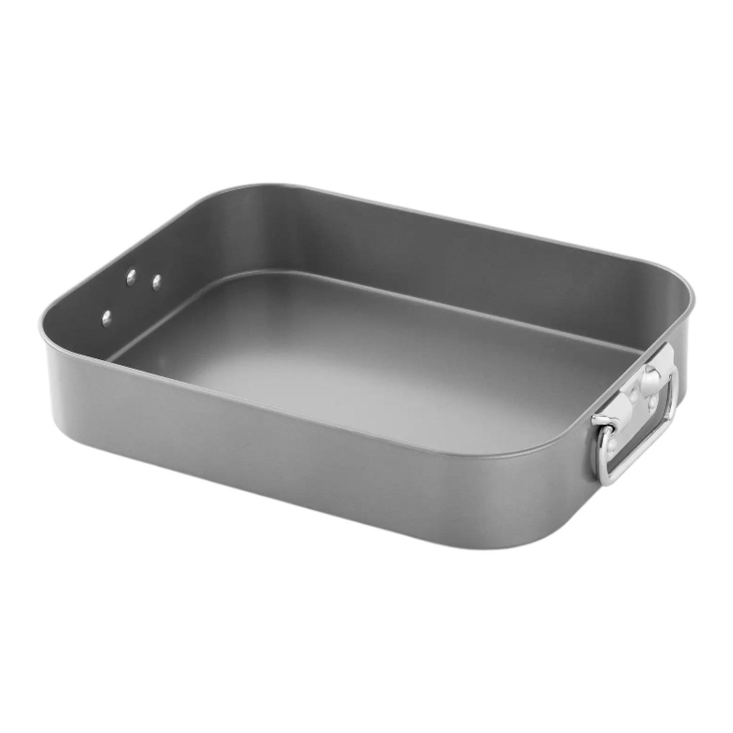 Roasting Pan with Rack 16 Inch Stainless Steel Rectangular Turkey Roaster Pan