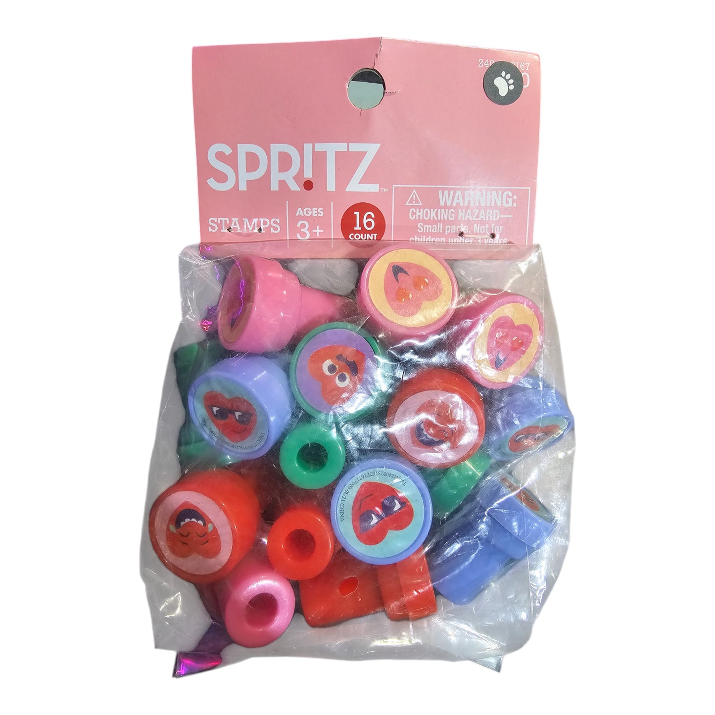 Spritz Valentine's Day Heart Stamps - 16 Count