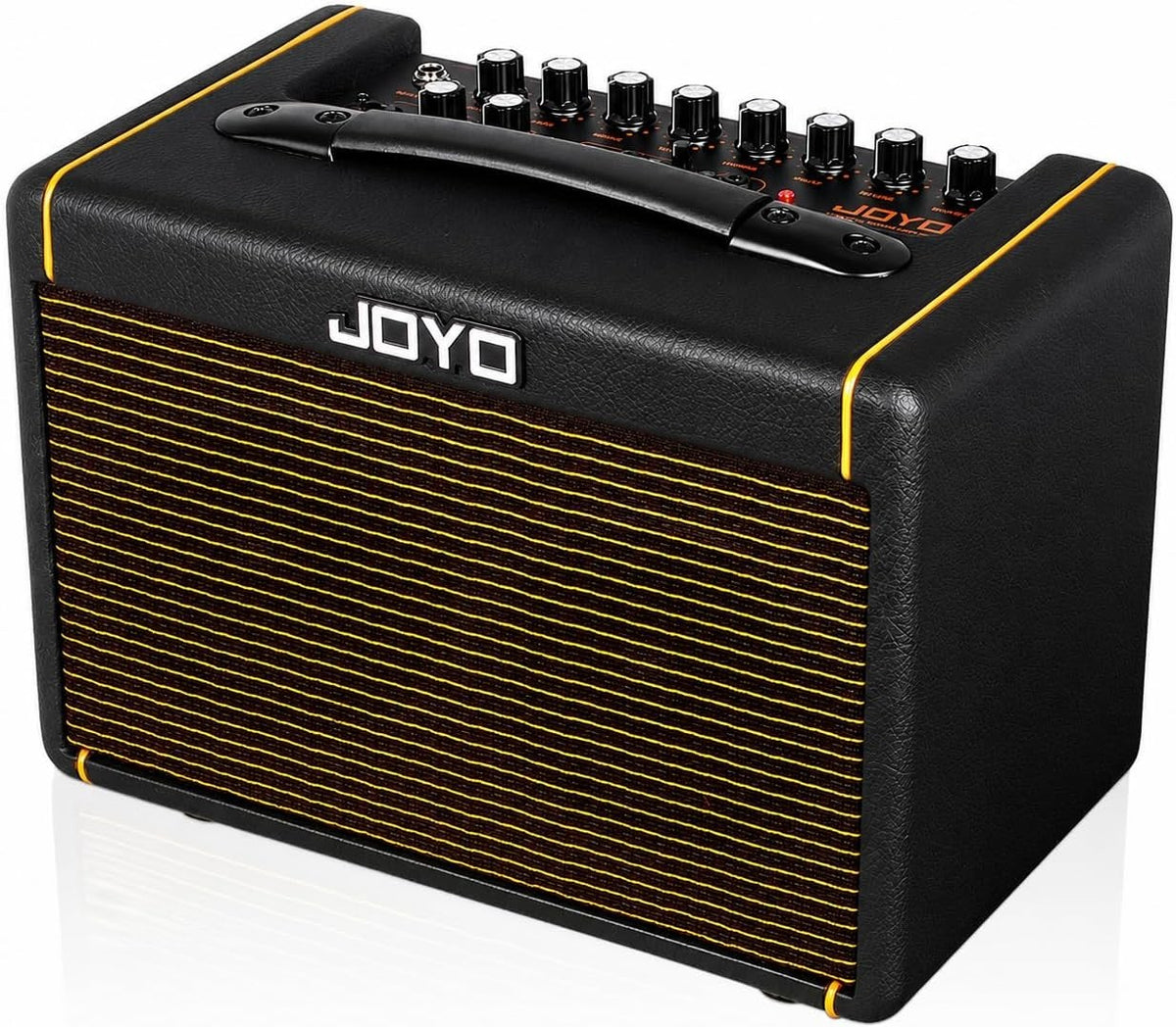 20W Acoustic Guitar Amp Battery-Powered Portable Stereo Amplifier with Blueto...