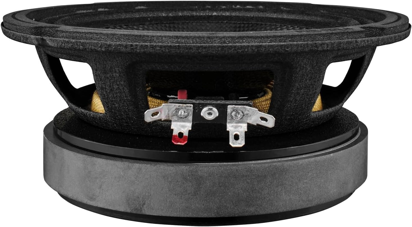 DS18 6.5" Midrange Speaker - 300W Rms 4-ohm PRO-CF6.4 Carbon Fiber Loudspeaker