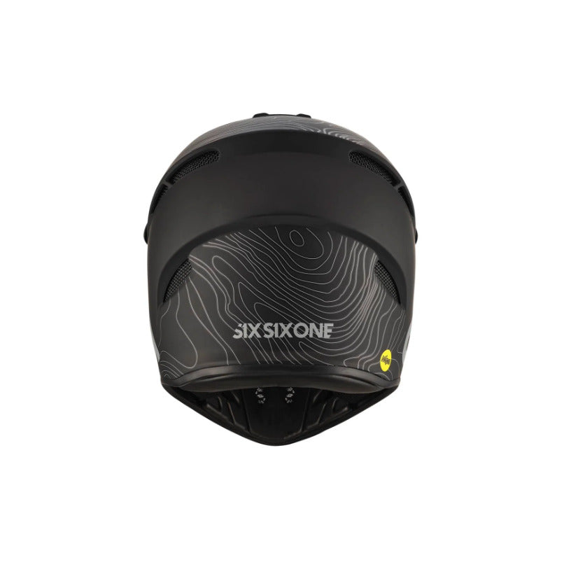661 Reset Full Face Helmet Contour Black - Dirt Bike Helmet - Skate Helmet - XS