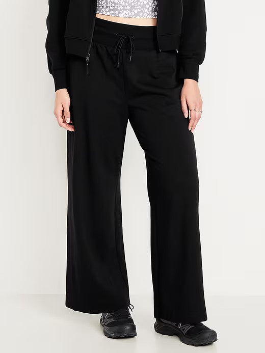 Old Navy Women's Extra High-Waisted Dynamic Fleece Wide-Leg Sweatpants Size XS