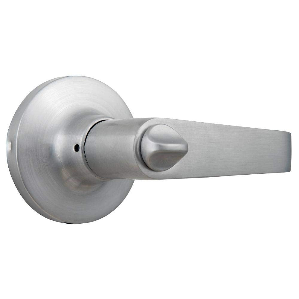 Commercial 2-3/4 in. Satin Chrome Standard Duty Keyed Entry Door Lever