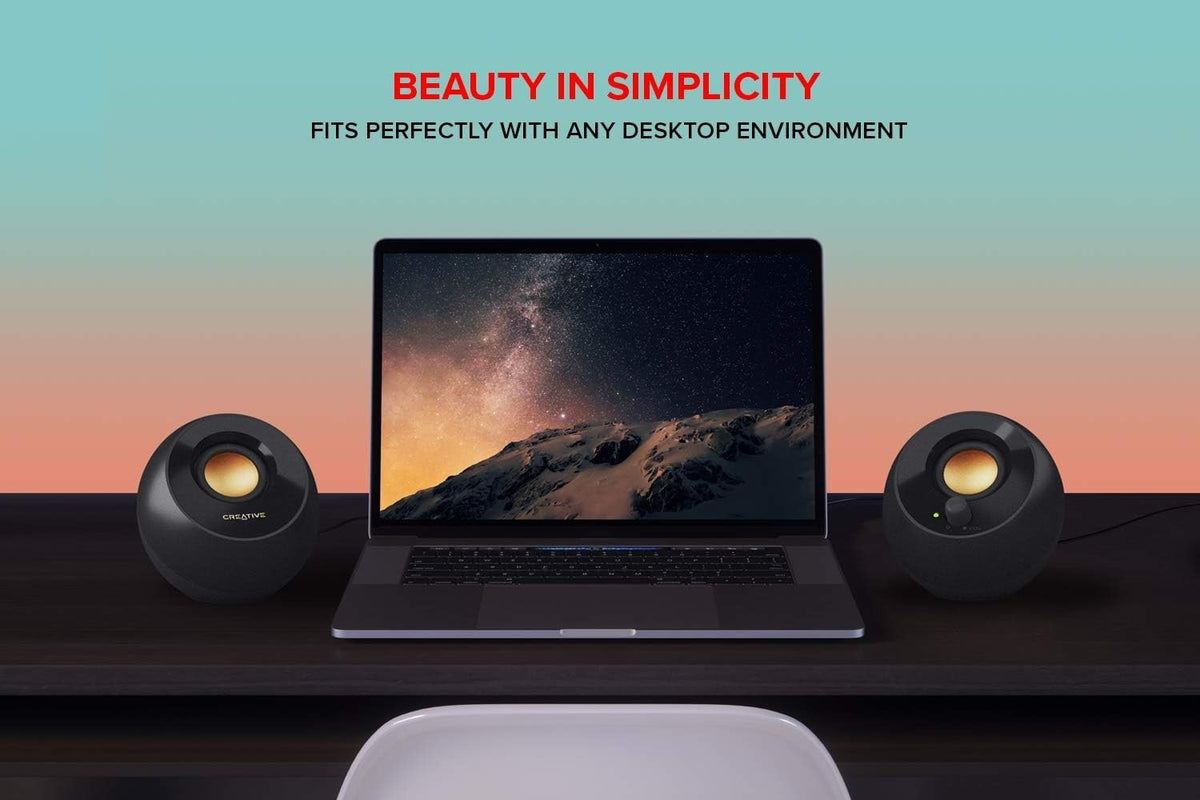 Creative Labs Pebble Plus 2.1 Channel USB  Computer Speakers with Subwoofer