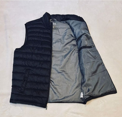 NWT / IZOD Mens Quilted Puffer Vest - Black - SIZE: Medium