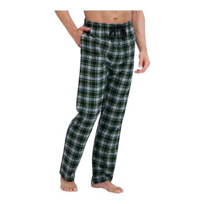Hanes Men's Lightweight Yarn Dyed Flannel Sleep Pajama Lounge Pants for Men
